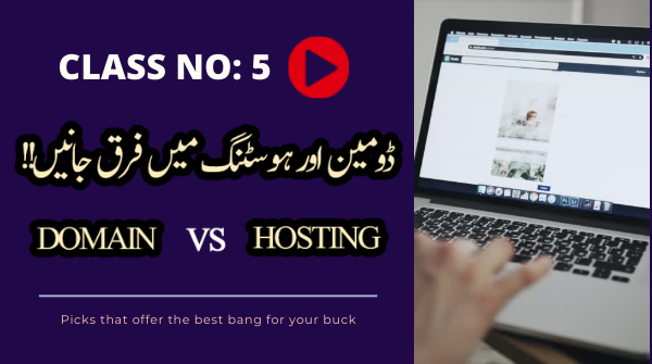 difference between domain and hosting